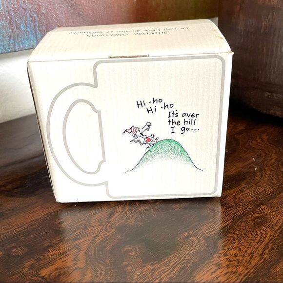 Shoebox Greetings “over the hill I go” coffee mug - Picture 4 of 14